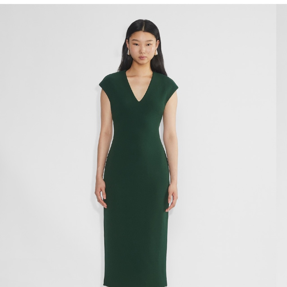 aritzia babaton press dress scarab XS
